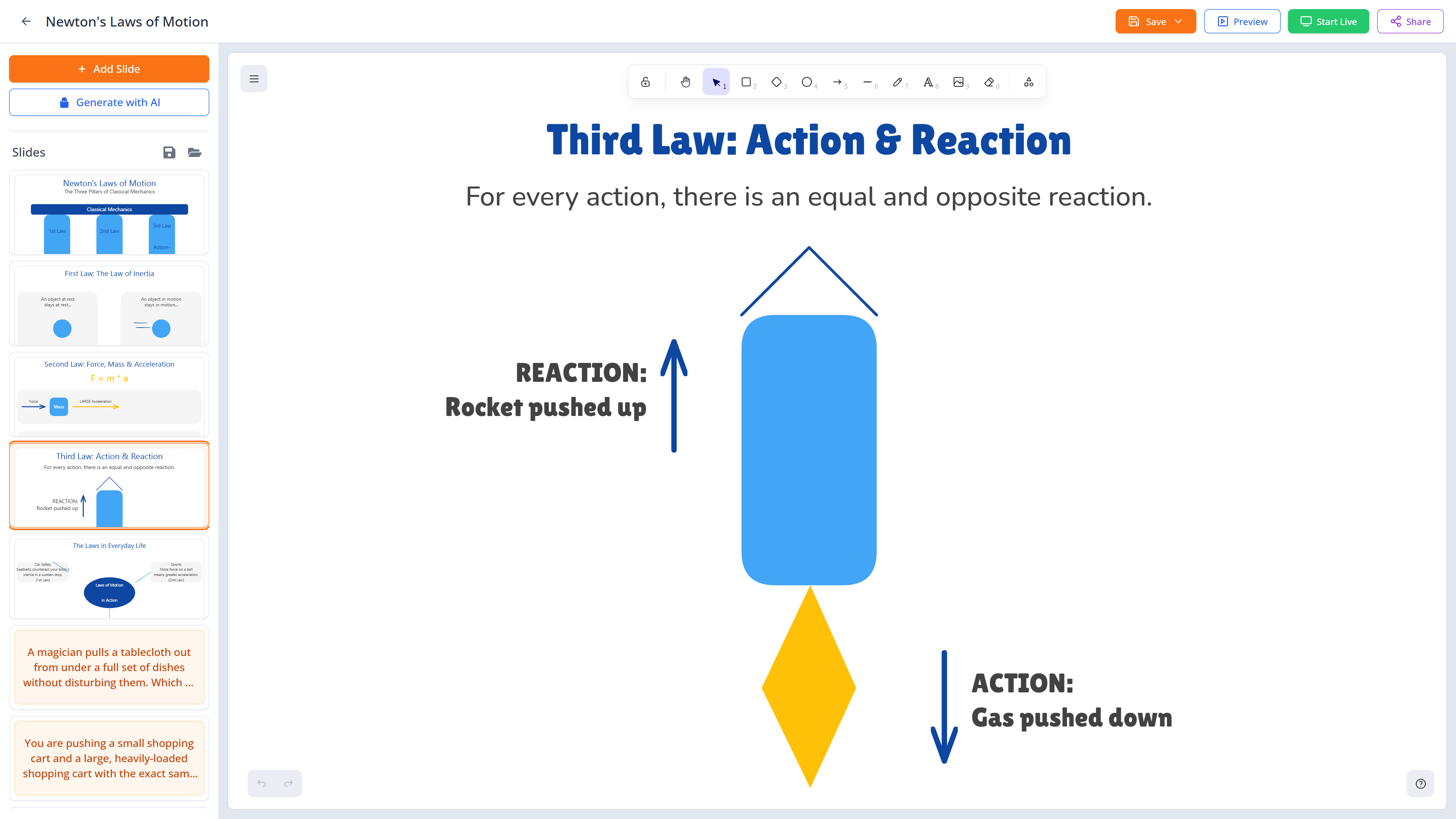 AI Volt Presentation Maker slides