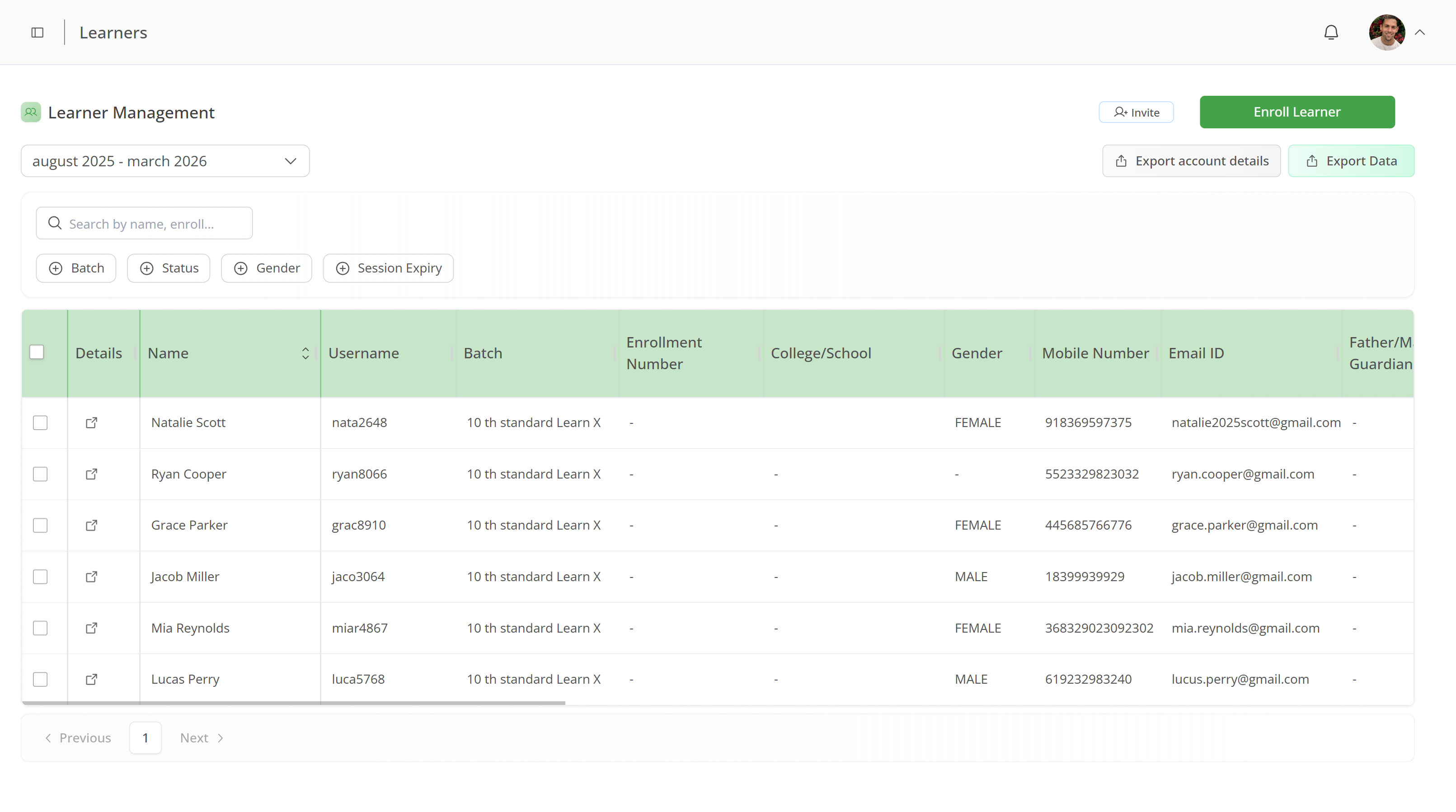 Unified Admissions & Fee Automation